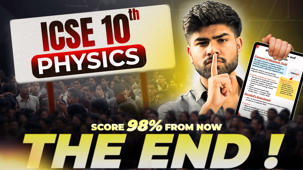 My Last & BEST ICSE Physics Strategy Ever 😱 | Physics Decoded | ICSE 10th 2026