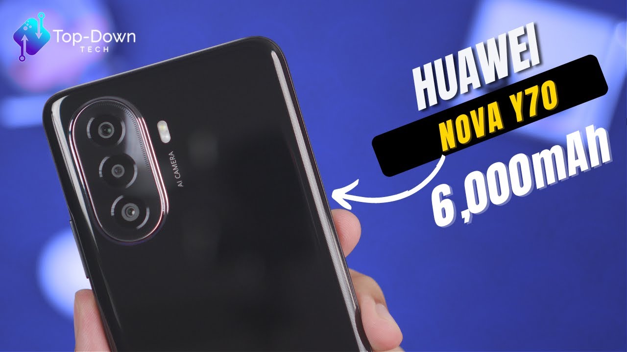 HUAWEI NOVA Y70: БЮДЖЕТНЫЙ ТЕЛЕФОН, КОТОРЫЙ НУЖНО ЗАРЯЖАТЬ ВСЕГО ДВА РАЗА В НЕДЕЛЮ?!