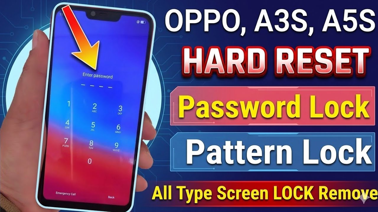 Oppo A3s Hard Reset || Oppo A3s Pattern Lock Remove || Oppo A3s Pin Lock Remove || Password Unlock