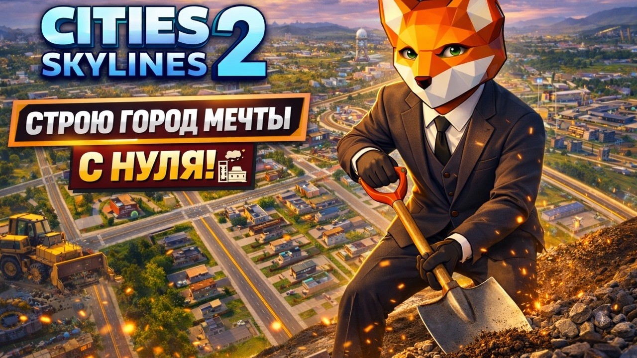 Cities Skylines 2 — 100 дней строю город мечты с нуля | Прохождение часть 1/5  🏭