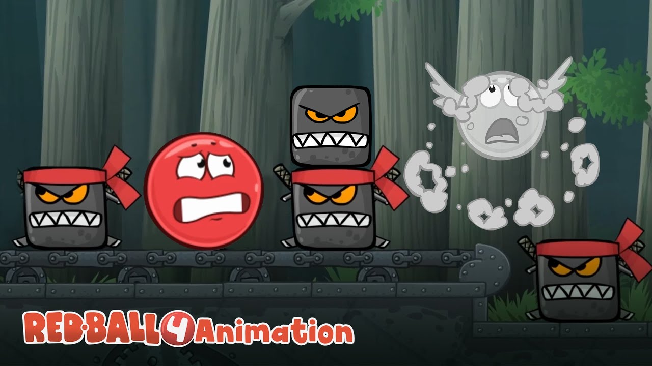 Red Ball 4 Animation Series Red Ball Hero Vs Ninja Box Ep 4