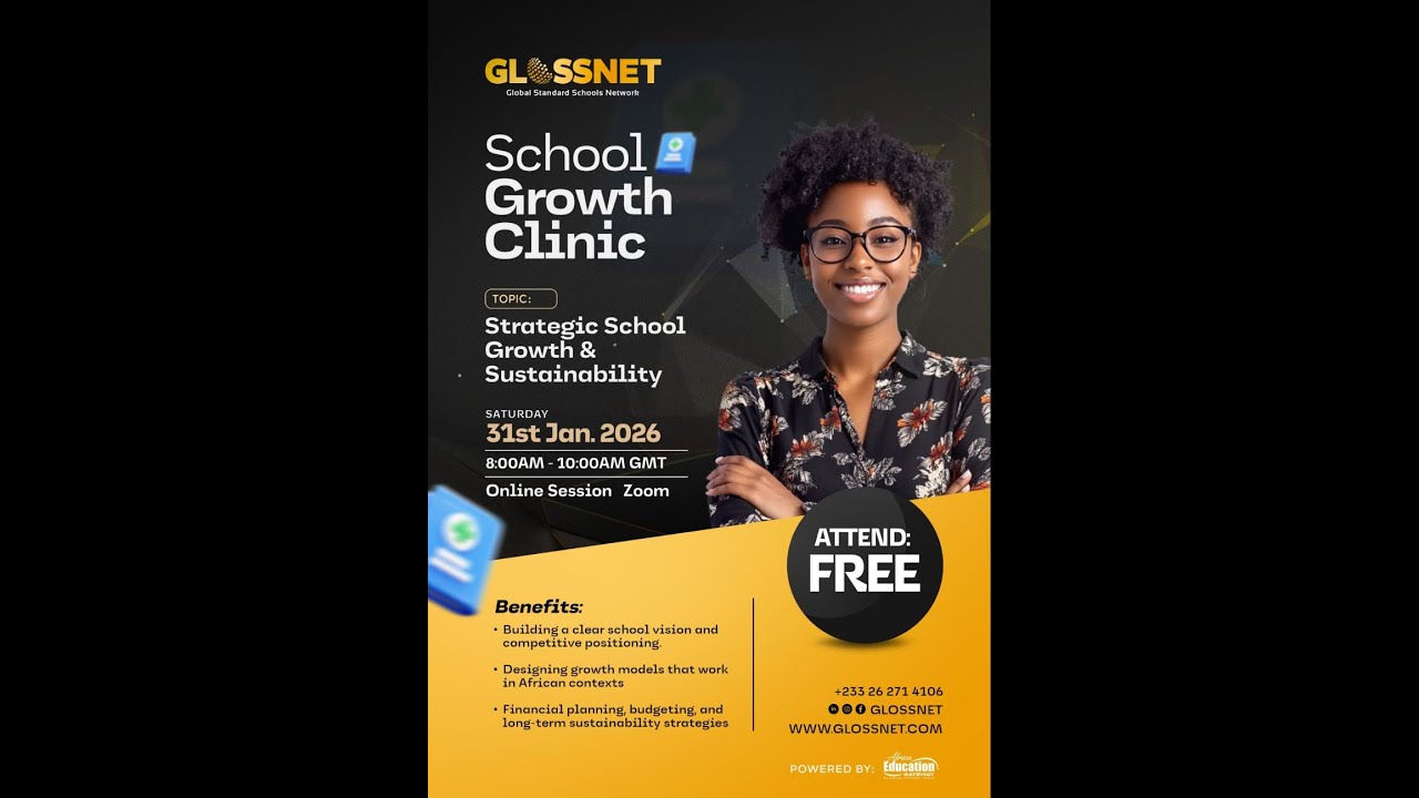 SCHOOL GROWTH CLINIC with Grant Bulmuo - Episode 01