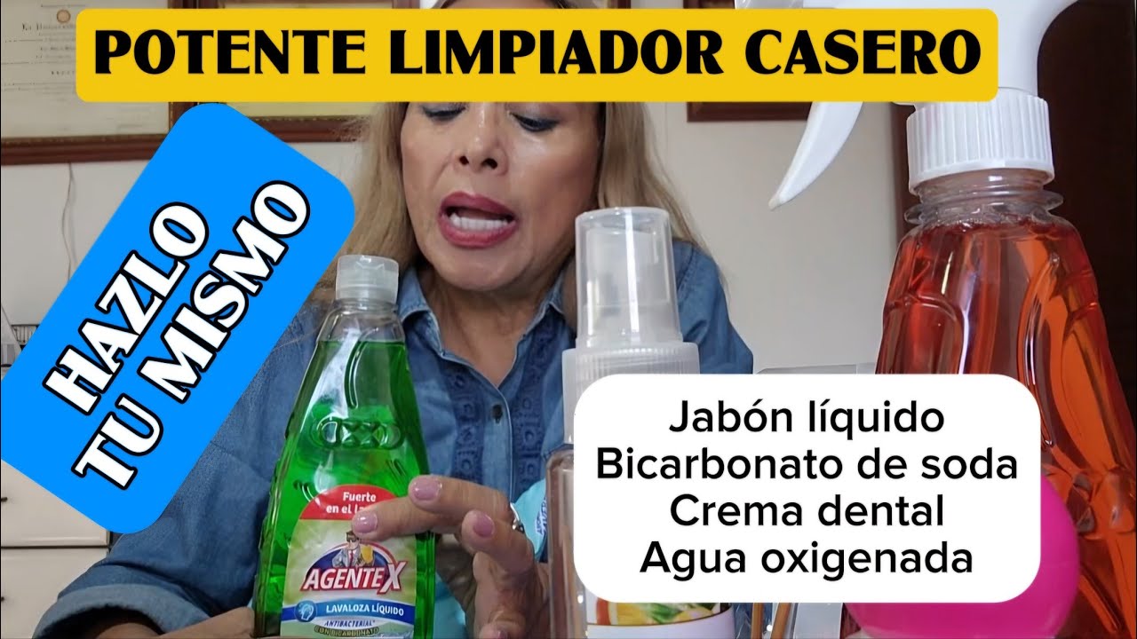 LIMPIADOR casero con ingredientes que tienes en CASA  #limpiadorcasero #ordenylimpieza