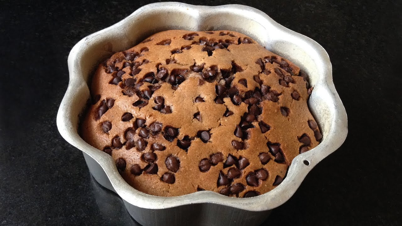 Eggless Chocolate Choco Chips Sponge Cake Recipe | Very Easy and Delicious | Cook Shook