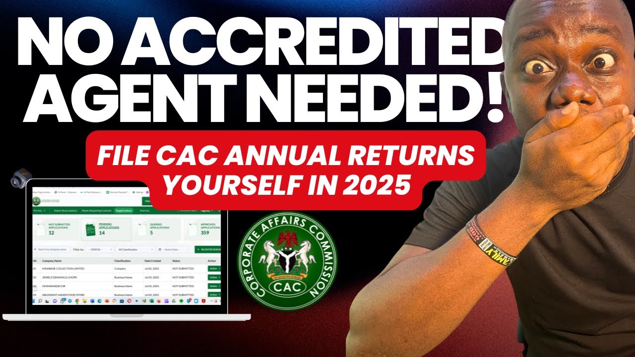 You Don’t Need an Agent! File Your CAC Annual Returns Yourself