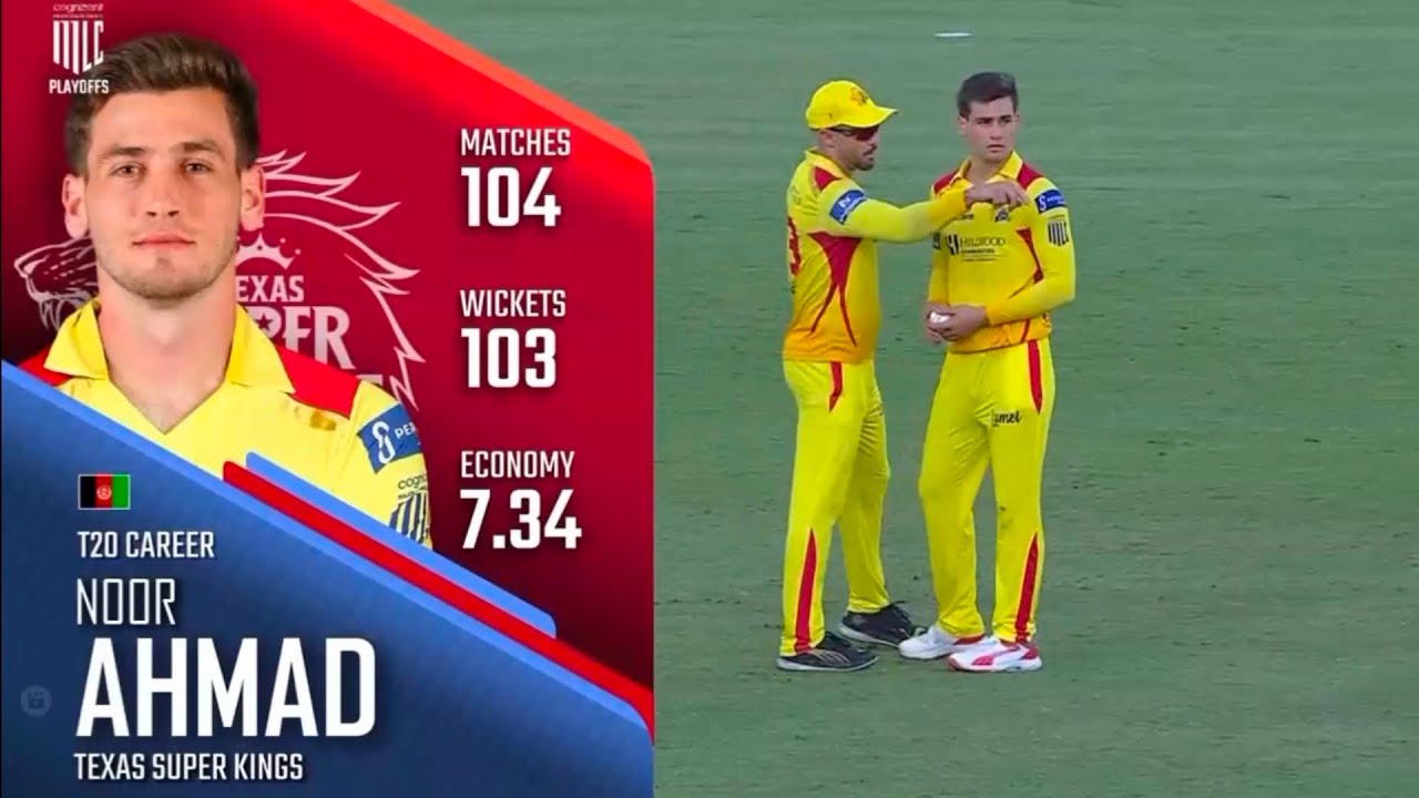 Noor Ahmad 3 Wickets| Ball By Ball | Texas Super Kings VS San Francisco Unicorns | The Samiul Malik