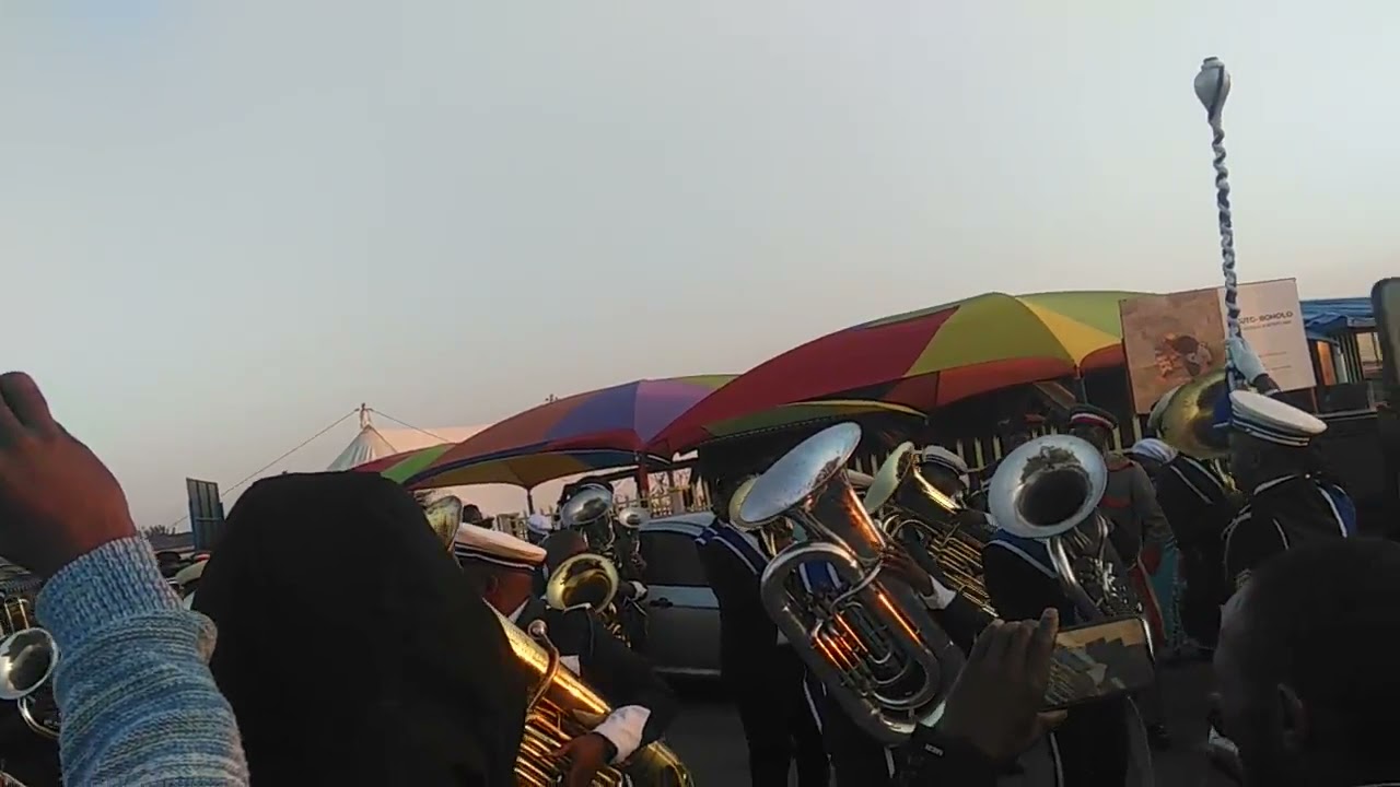 St James brass band  Musichlophe, fanfare - Mama wami @Mokete Wa Leru 2020