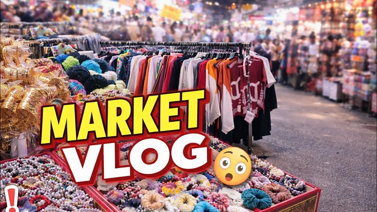 Market day = Best day 🛍️💖 Aaj hum gaye market✨