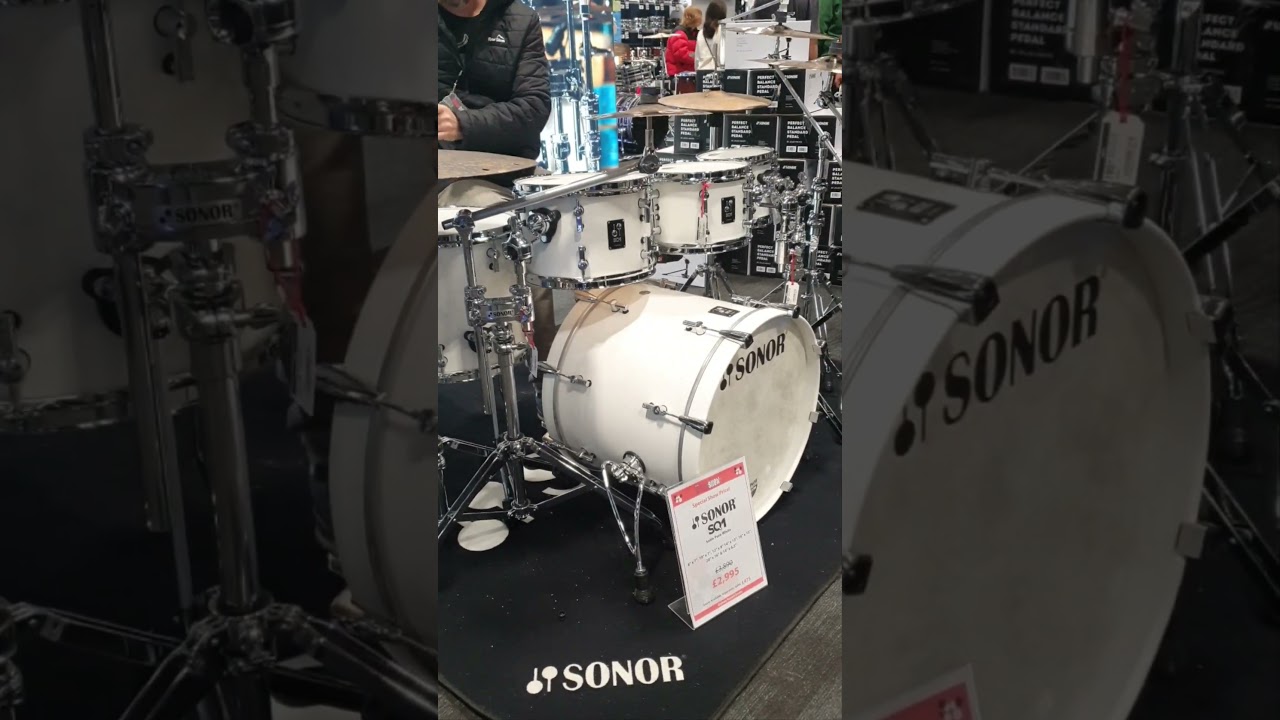 SONOR SQ1 DRUM KIT AT UK DRUM SHOW 2024 #drumkits #sonordrums #drumgear #drums