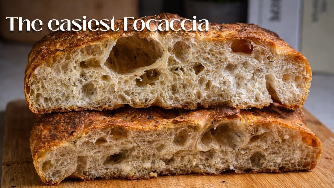 Soft & Easy Same Day NO-Knead Focaccia, ANYONE can make