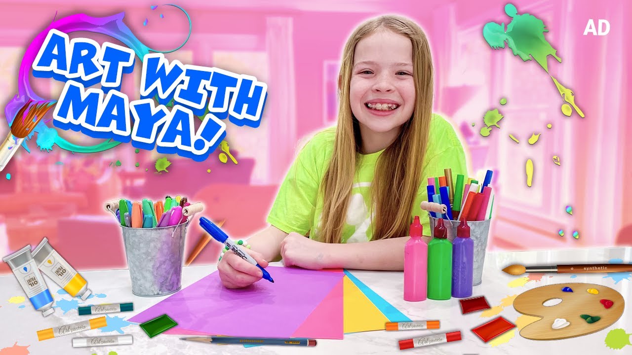Maya's Creative ART PROJECTS !!!