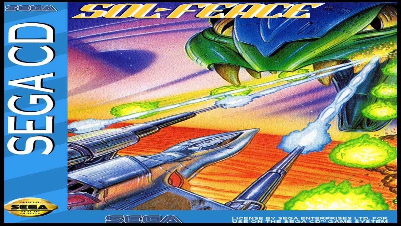 Sol-Feace - SEGA CD Playthrough #11 【Longplays Land】