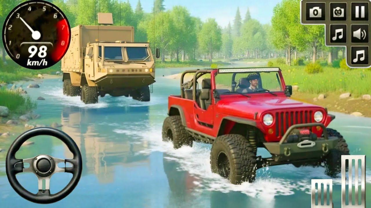 Offroad Jeep Driving Simulator 3D | Extreme Hill Climb Tracks Game