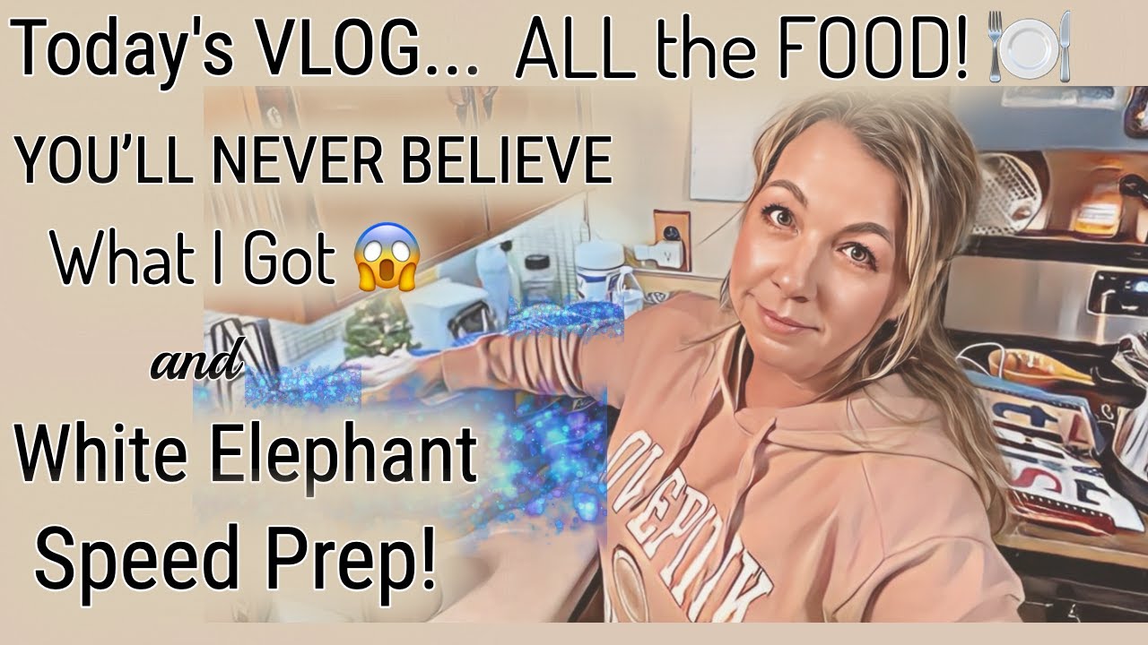 White Elephant Food Prep 🍽️ | You’ll NEVER Believe What I Got (Part 2)