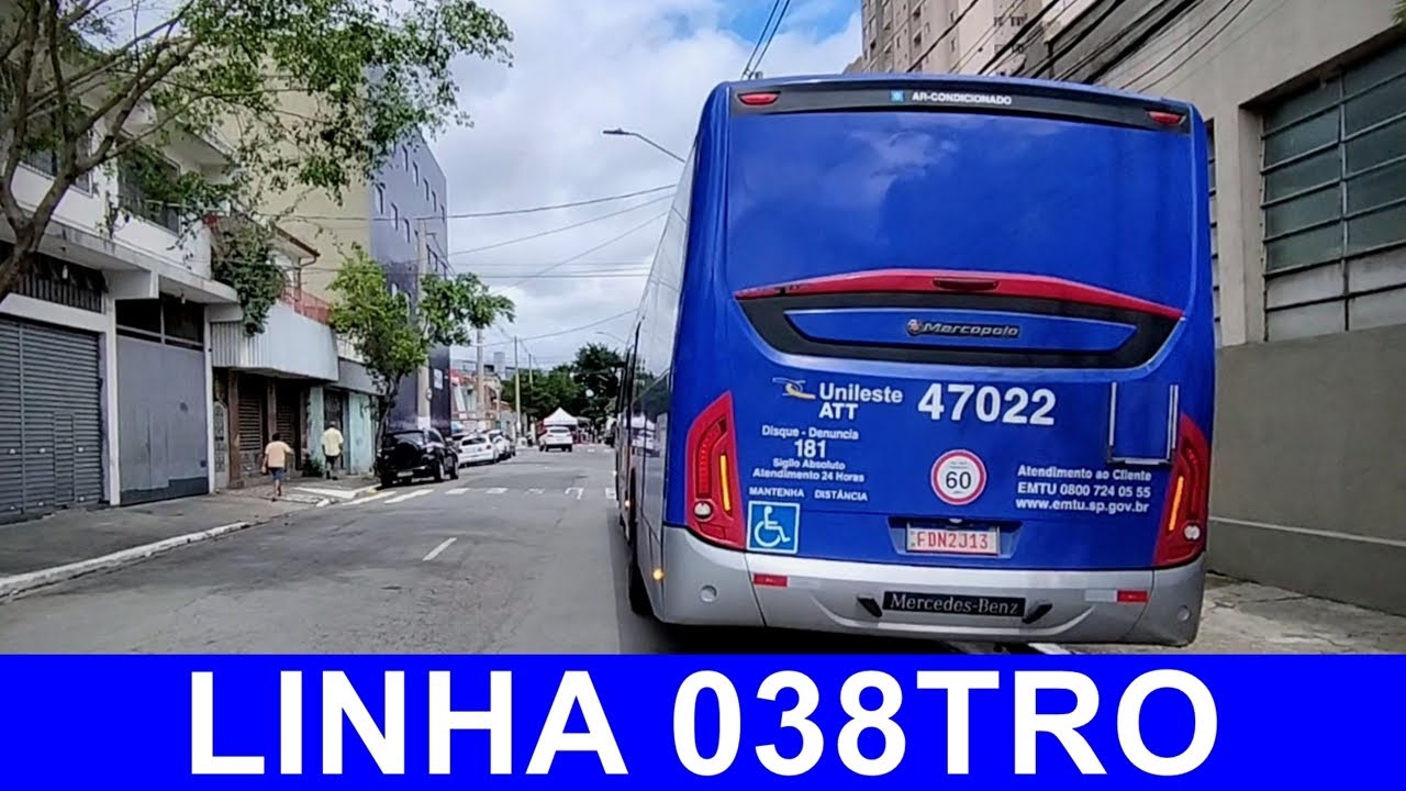 Ônibus e Seus Itinerários #8 Linha 038TRO Mogi das Cruzes / São Paulo (Metrô Armênia)