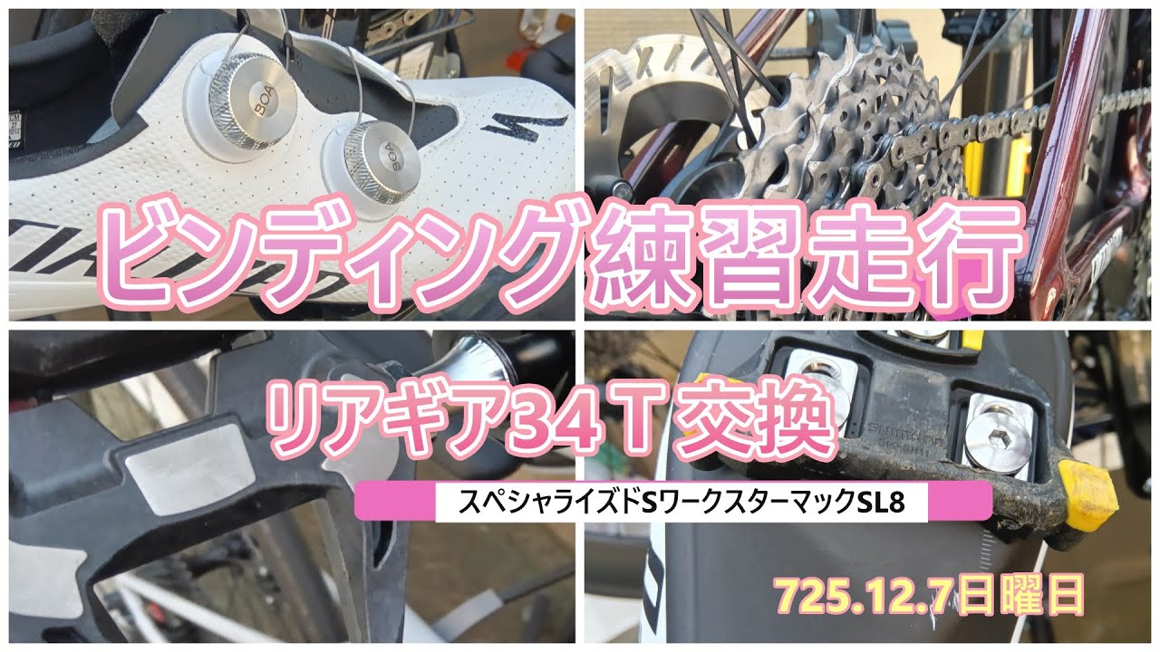 二子玉川から多摩川サイクリングロード左岸で府中へ　ビンディング練習走行　#743　還暦ライダー【アルバトロス】