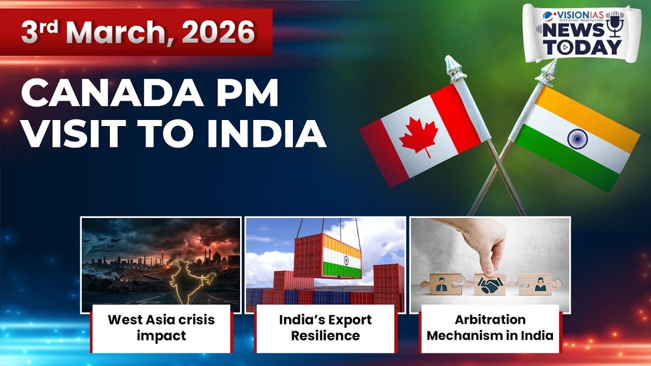 News Today | Daily Current Affairs | 3rd March, 2026
