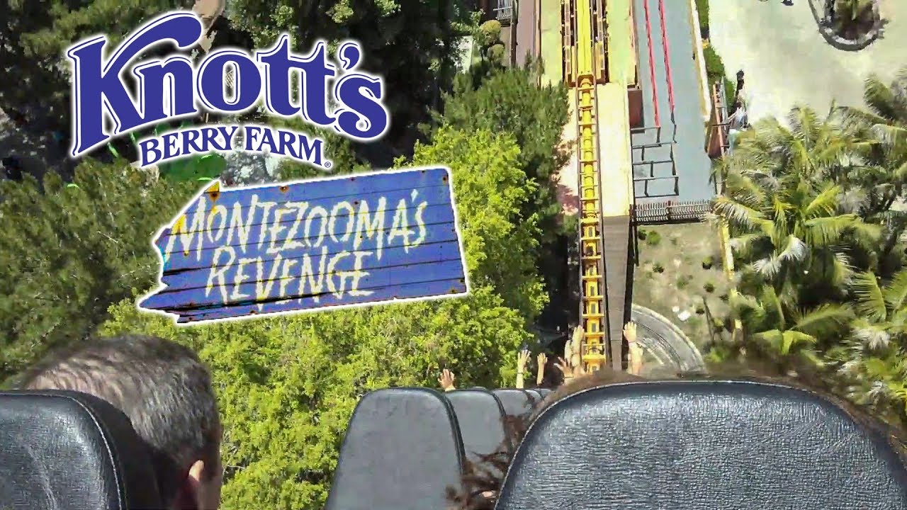 2019 Montezooma's Revenge Shuttle Roller Coaster On Ride HD POV Knott's Berry Farm