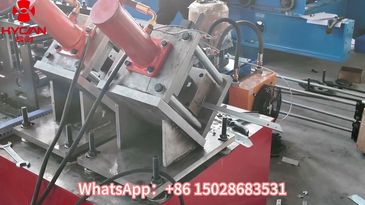 Proceso de producción de la máquina conformadora de acero angular