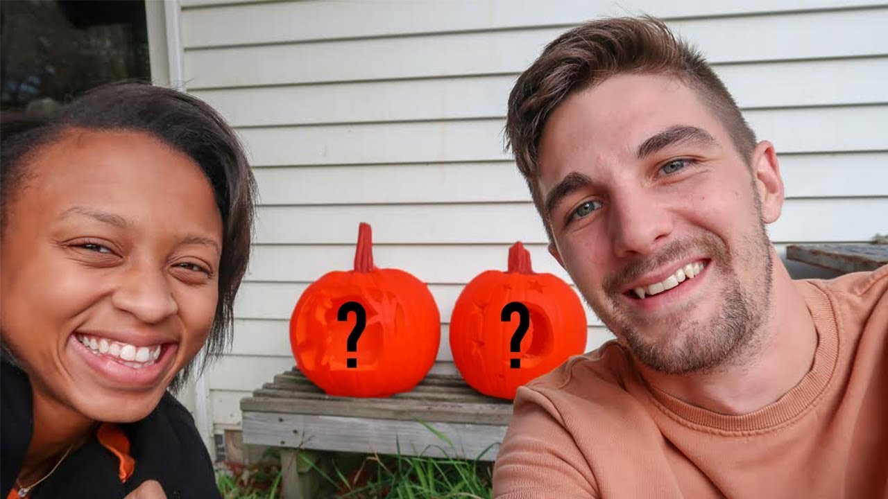 pumpkin carving + Q&A | Destiny & Mitch