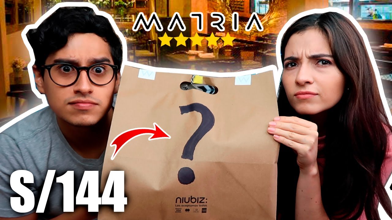 PROBAMOS MENÚ SECRETO de LUJOSO RESTAURANTE!!! (S/144)
