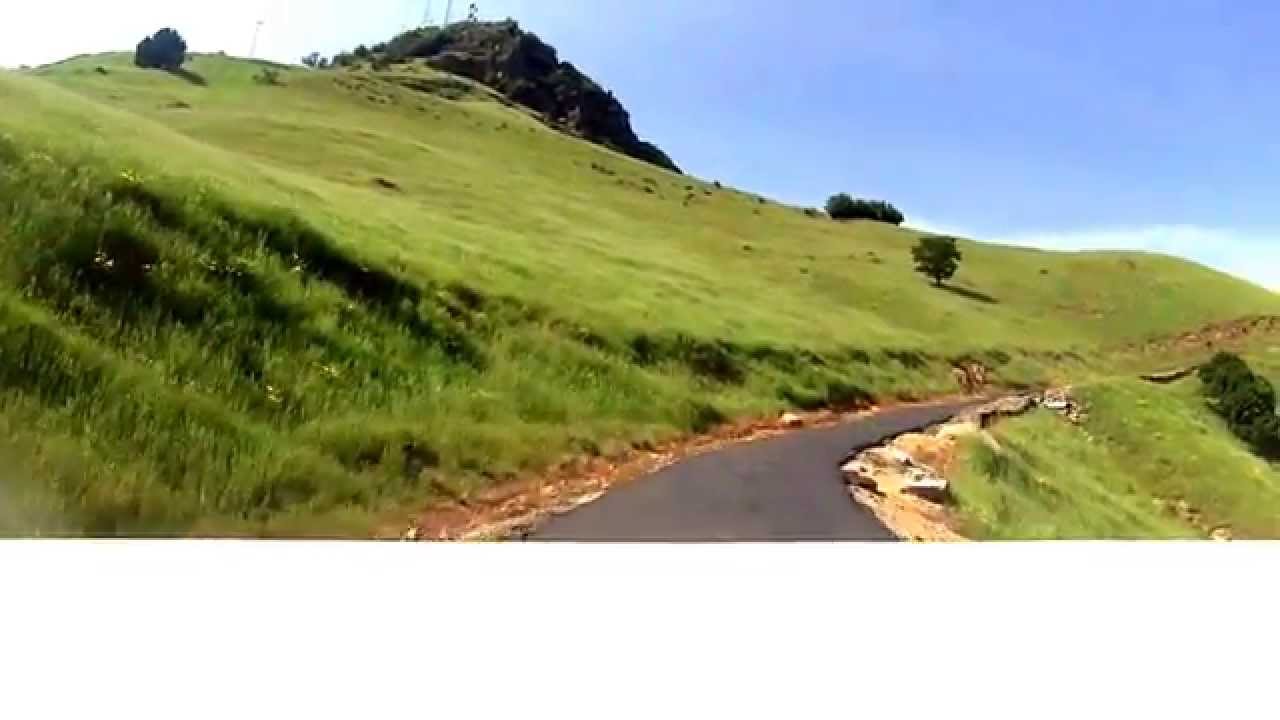 Driving to the top of the Sutter Buttes