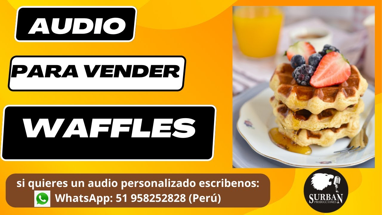 Audio para vender Waffles