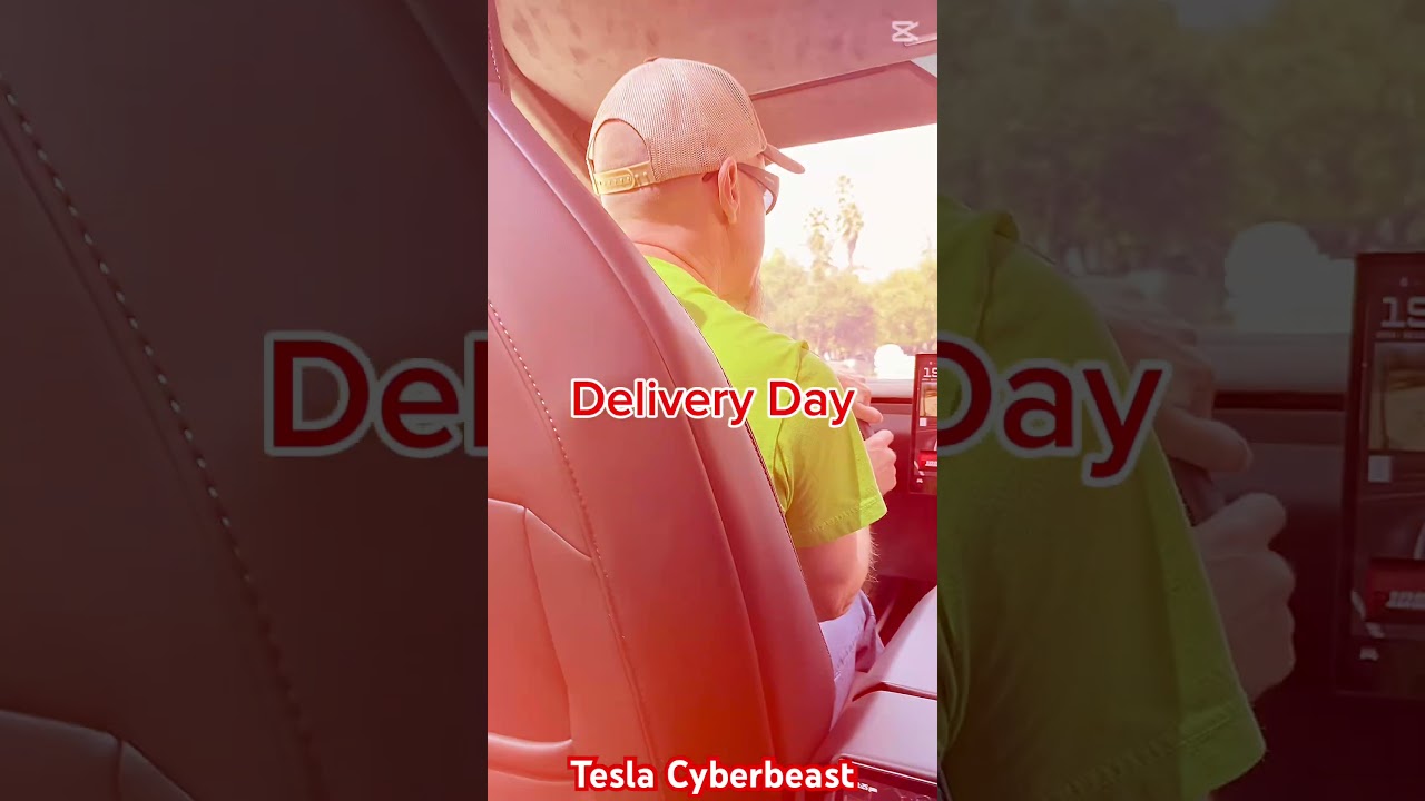 Tesla Cybertruck Cyberbeast Delivery Day. #cyberbeast #cybertruck #tesla #0to60
