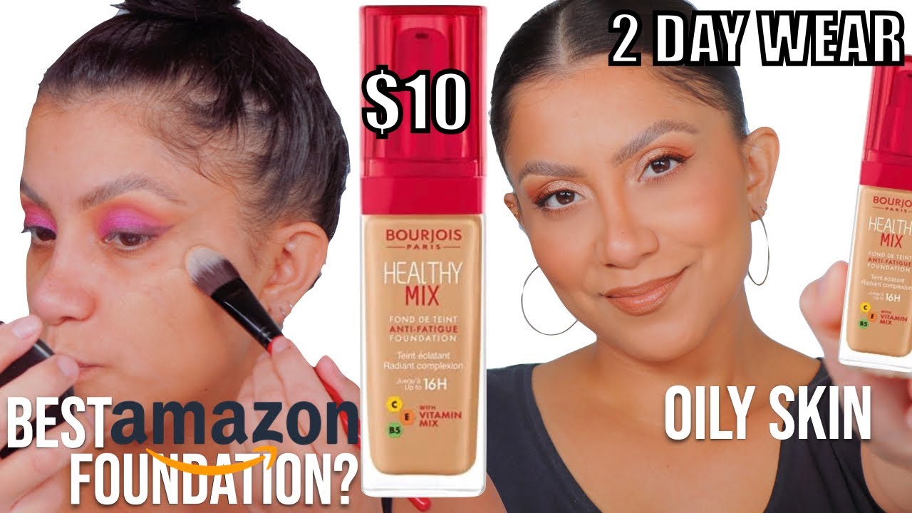 AMAZON'S BEST FOUNDATION BOURJOIS RADIANT + 2 DAY REVIEW *oily skin* | MagdalineJanet