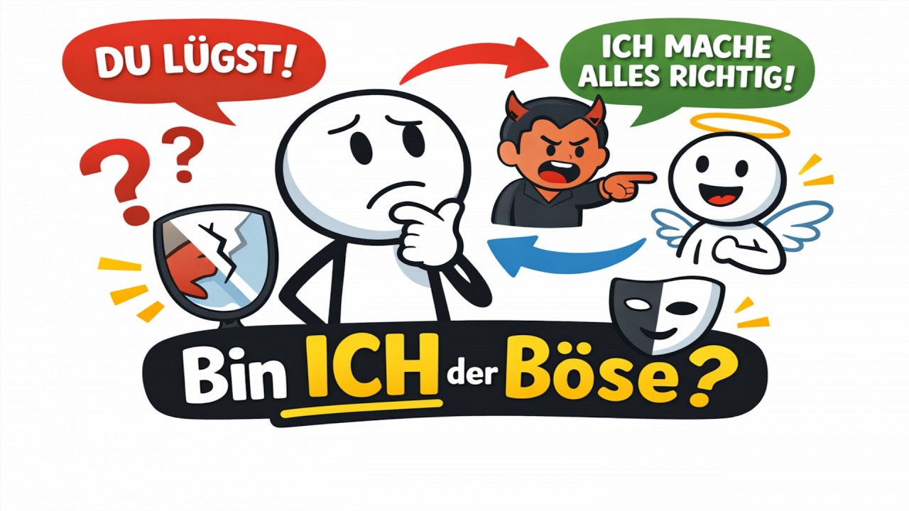 Narzisstische Projektion: Wie sie dich zum Bösewicht machen