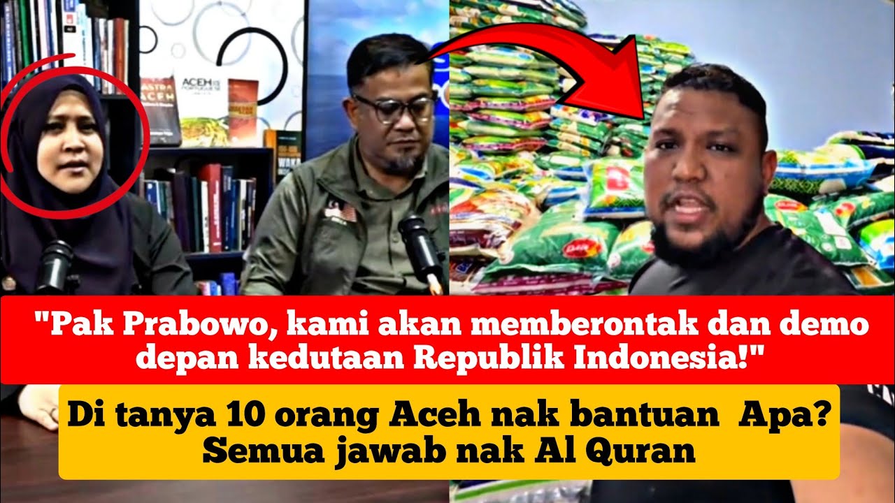 PAK PRABOWO❗500 Ton Bantuan Warga Aceh Di Malaysia Bakal Dibuang Di Kedutaan Indonesia