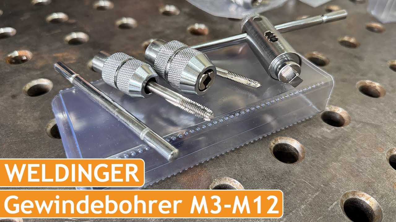 Gewindebohrer-Halter M3–M12 mit Ratsche & Akkuschrauber-Adapter | Werkzeug der Woche