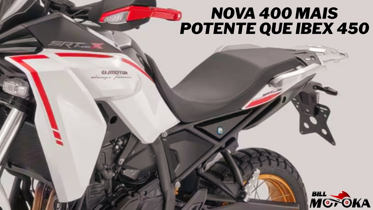 Nova SRT 400X da Q.J é mais potente que IBEX 450 e vai sacudir ainda mais o mercado de motos.