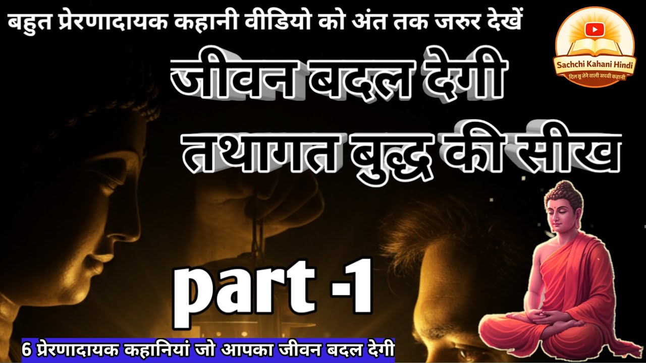 तथागत बुद्ध की सीख प्रेरणादायक सच्ची कहानी हिन्दी part-1|Teachings of Tathagata Buddha Inspirational