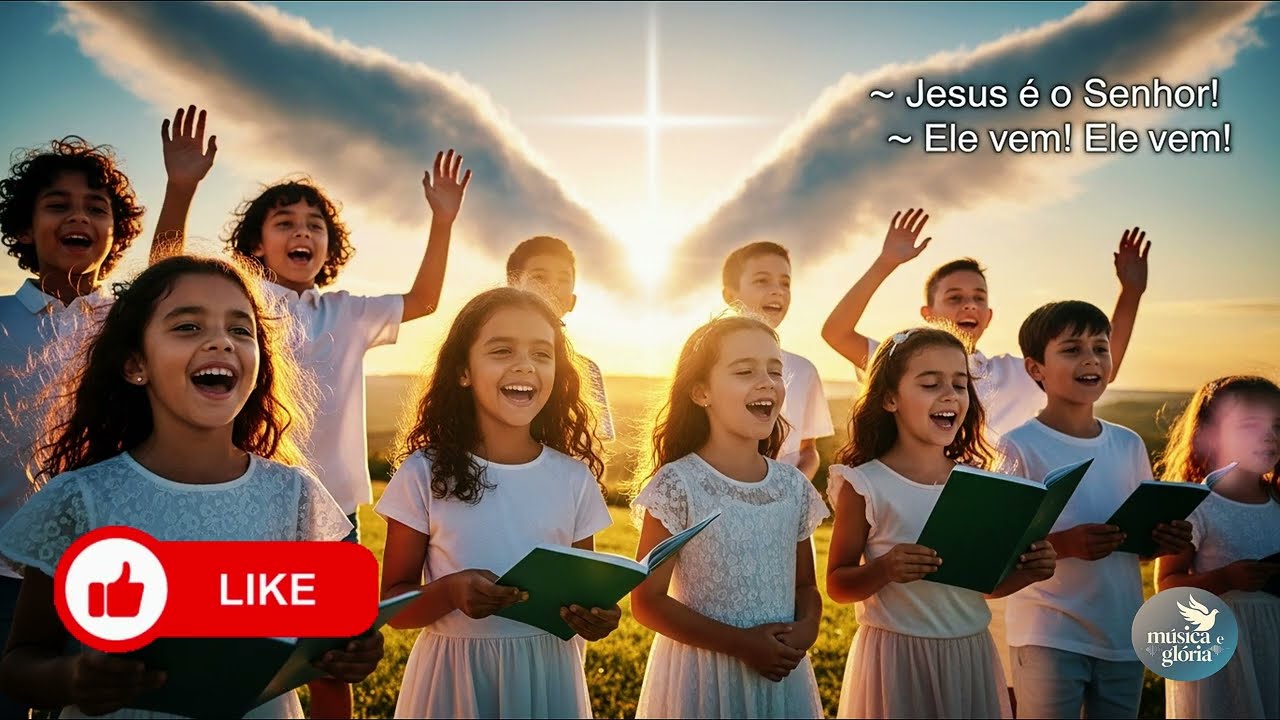 🎶 Jesus é o Senhor! | Coral Infantil Profético Que Vai Tocar o Seu Coração 🙏✨