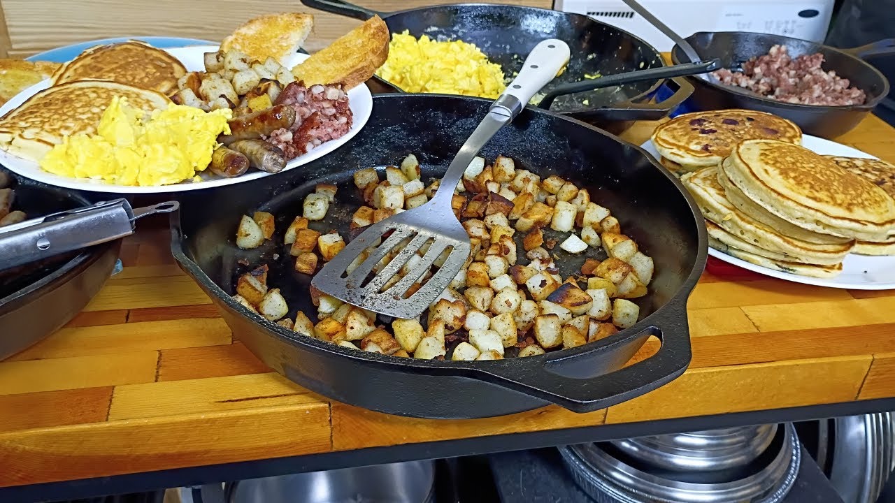 Big Breakfast! We feast on a buffet of breakfast