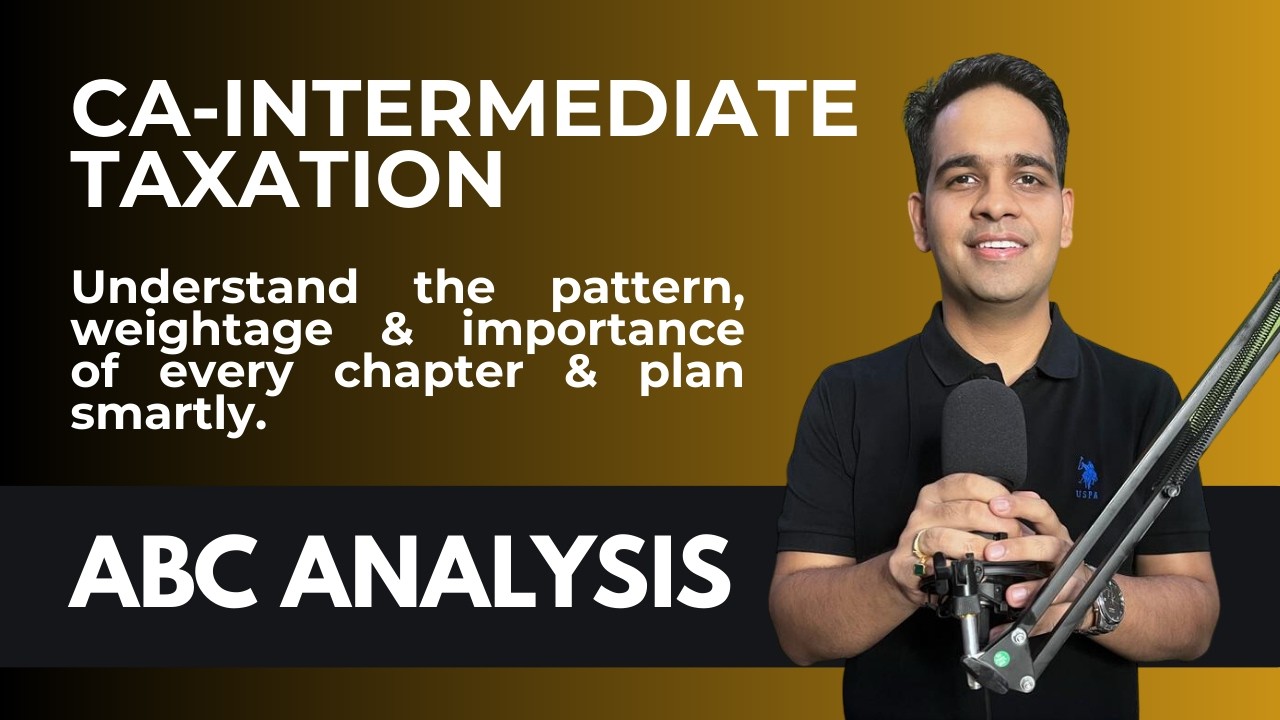 ABC Analysis I CA-Inter Taxation I May 2026