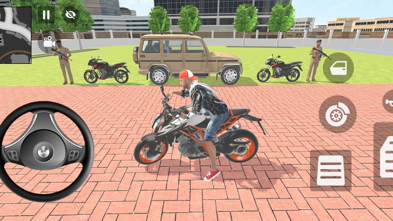🎮Franklin order by 1⃣ Jeep and 2⃣ Pulsar bike 💥 in India 🇮🇳 bike thift auto simulator 🎮