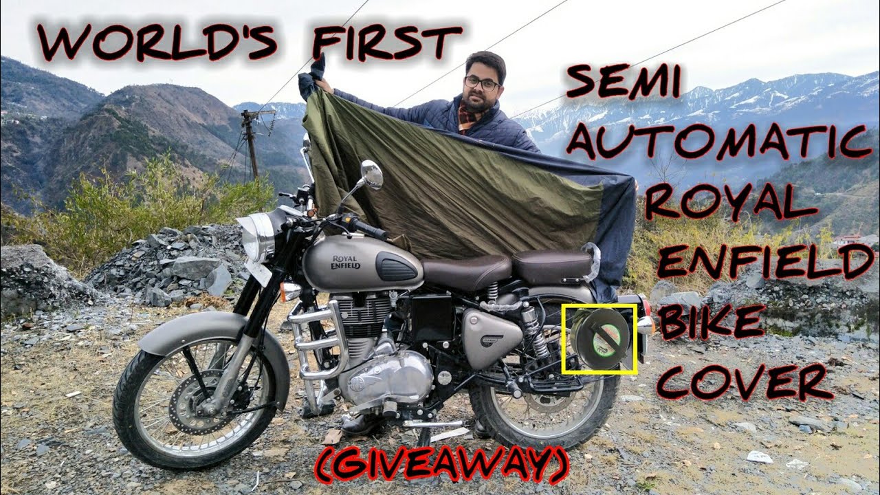 Semi-Automatic Bike Blazer Cover for Royal Enfield | World's 1st Invention | Giveaway |