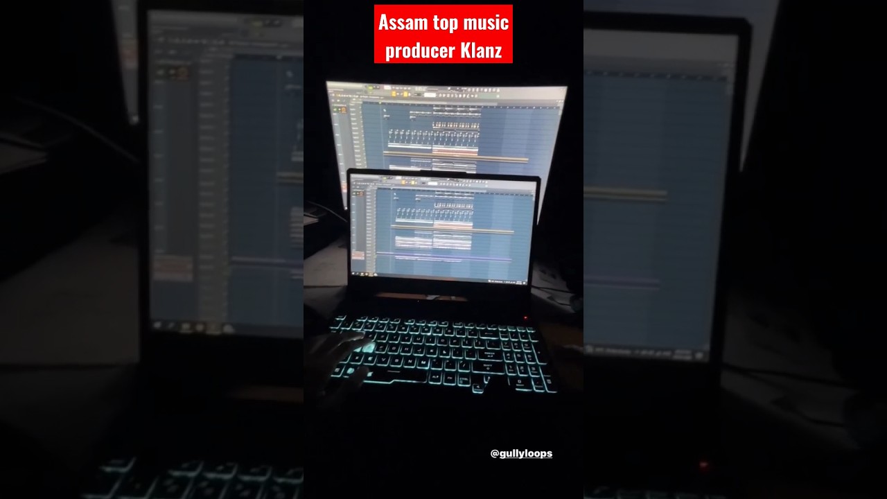 Klanz producing a liquid DnB track using "Waves Of Bihu" sample pack🔥 