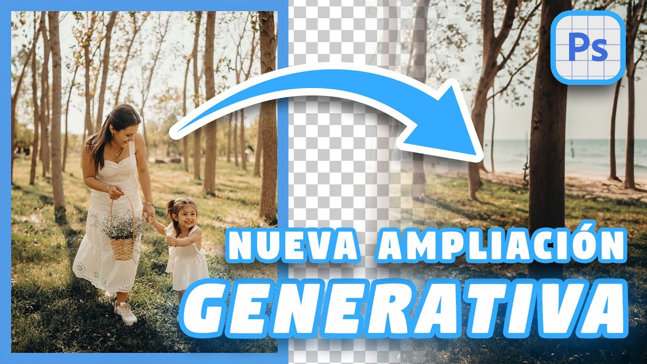 😲 ¡GENIAL! Ampliación GENERATIVA en Photoshop beta 👍