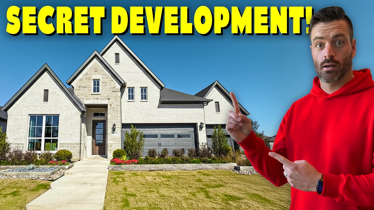 GORGEOUS One Story Homes Surrounded By NATURE in McKinney Texas!