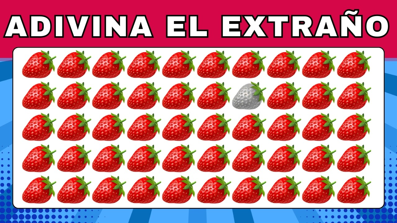 Encuentra al extraño 😄😃 | Cuestionario de emojis | Fácil, medio, difícil