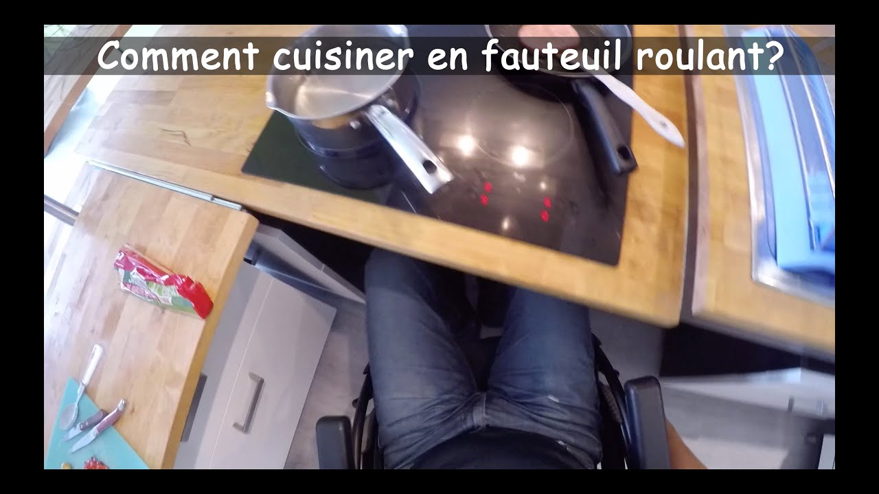 Comment cuisiner en fauteuil roulant?
