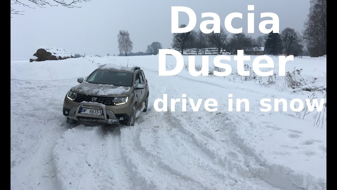 Dacia Duster Drive in snow