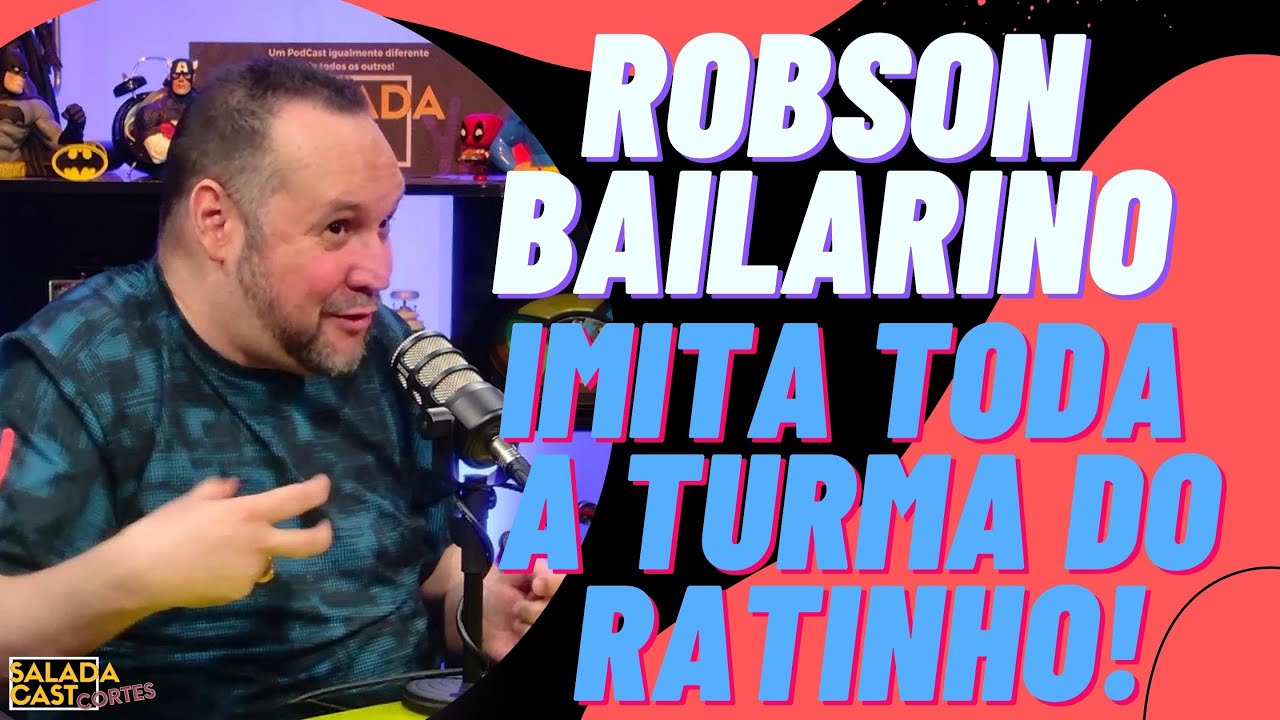 ROBSON BAILARINO IMITA TODO MUNDO! ✂️ SALADACAST  #podcast  #cortespodcast #podcastbrasil