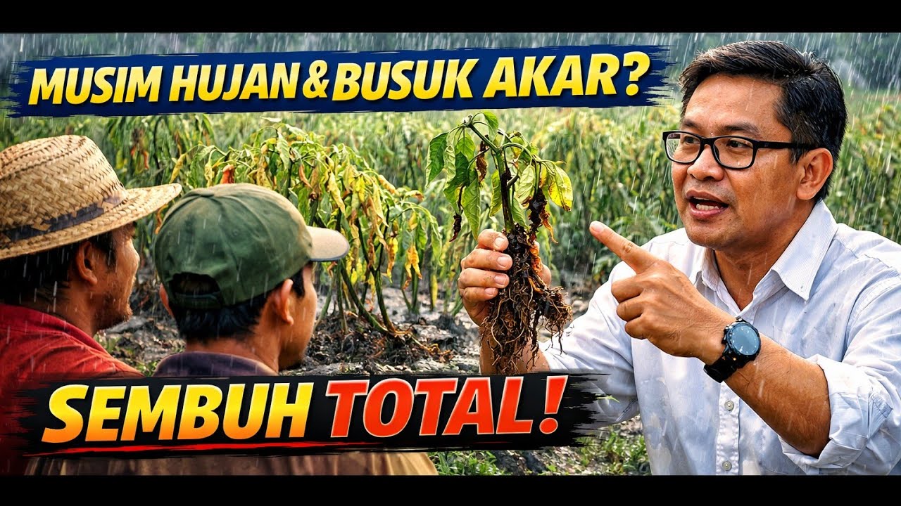 ‼️CABAI MUSIM HUJAN‼️LUYU FUSARIUM - BUSUK AKAR - BUSUK PANGKAL BATANG - BUSUK BUAH / PATEK‼️PULIH✔️