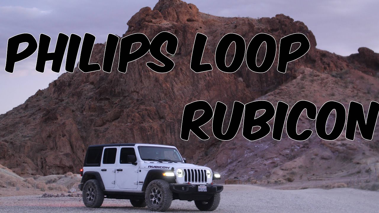 Philips Loop Trail/ Mule Canyon - Ghost Town In JL Rubicon easy off road trails Southern California