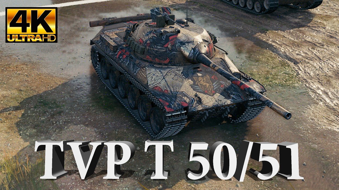TVP T 50/51 Ultra HD 4K 🔝 8463 DMG, 7 Kills, 872 EXP | World of Tanks Best Moments