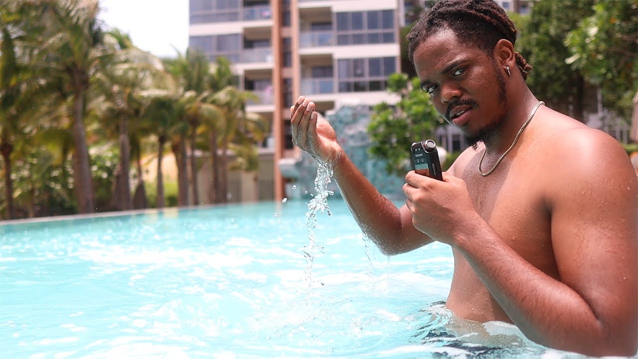 ASMR AT POOL (public asmr)